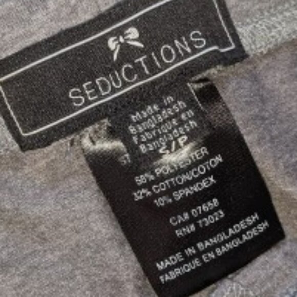 -Gray Cotton Leggings Size Small - Picture 2 of 2